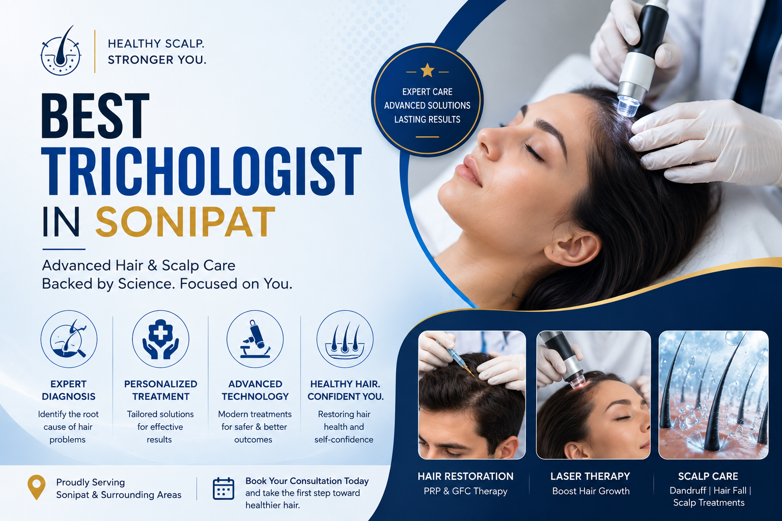 Best Trichologist in Sonipat: Expert Hair & Scalp Care at TRICHOSMO